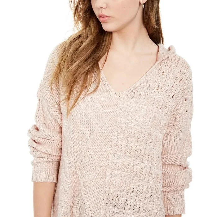Relaxed Tops American Rag Juniors'' Multi-Stitch Hoodie Dark Pink