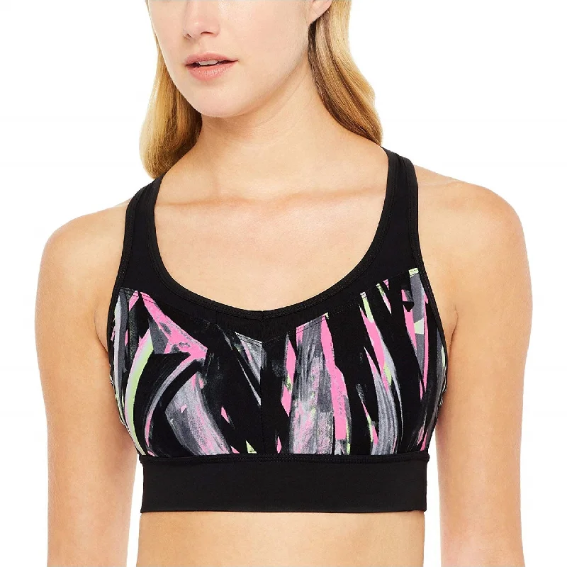 Printed Patterns Calvin Klein Performance Women's Yoga Fitness Sports Bra Black Size Medium - M Printed Patterns Calvin Klein Performance Women's Yoga Fitness Sports Bra Black Size Medium - M