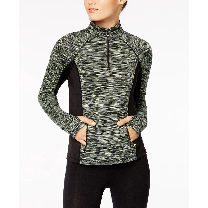 Fashionable And Fashionable Calvin Klein Women's Space-Dyed Quarter-Zip Top Flashlight Combo Grey Size 2-Extra Large Fashionable And Fashionable Calvin Klein Women's Space-Dyed Quarter-Zip Top Flashlight Combo Grey Size 2-Extra Large