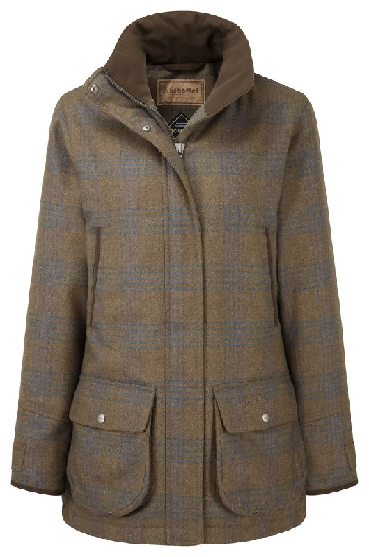 Windbreaker fashion Schoffel Women's Ptarmigan Waterproof Tweed (Sale)