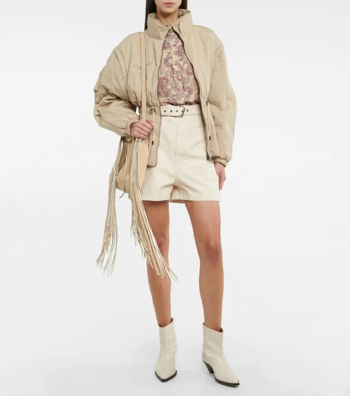 Stylish Fit Dastyni Jacket In Beige