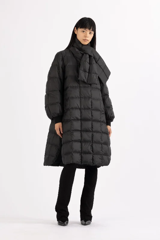 Fresh And Natural QUILTED COAT LUA WITH SCARF