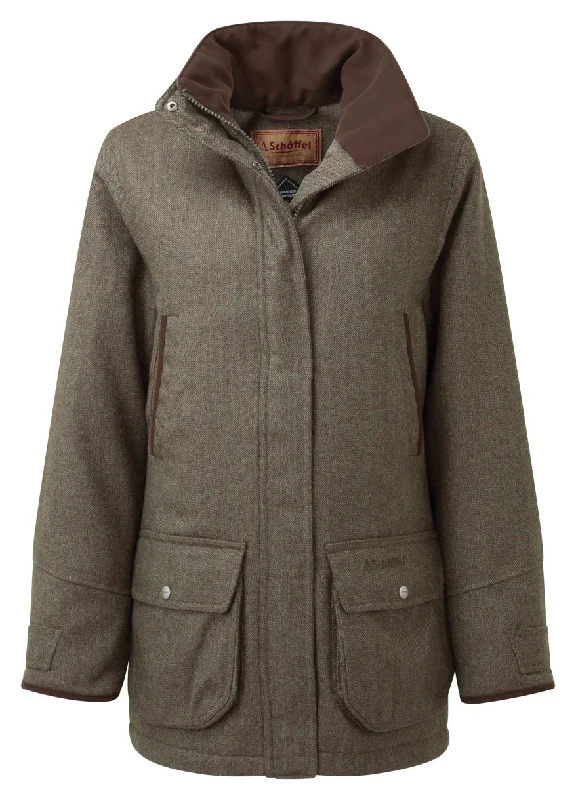 Moisture wicking Schoffel Women's Ptarmigan Waterproof Tweed