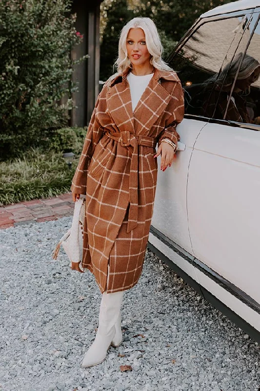 Chic Comfort Wear So Plaid You're Mine Coat