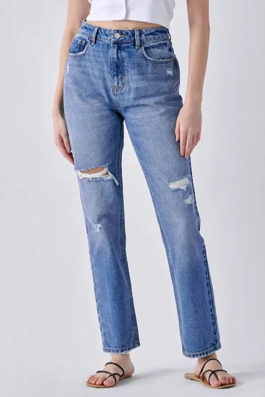 Sports Cool All About You Jeans In Medium Wash Denim
