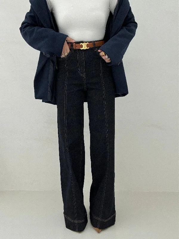 Cute Style Jeans ‘MISS’ a Zampa LAVAGGIO ZERO