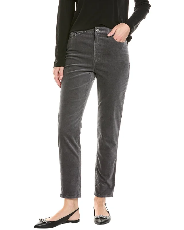 Casual Chic Outfits EILEEN FISHER Petite High-Waist Slim Jean