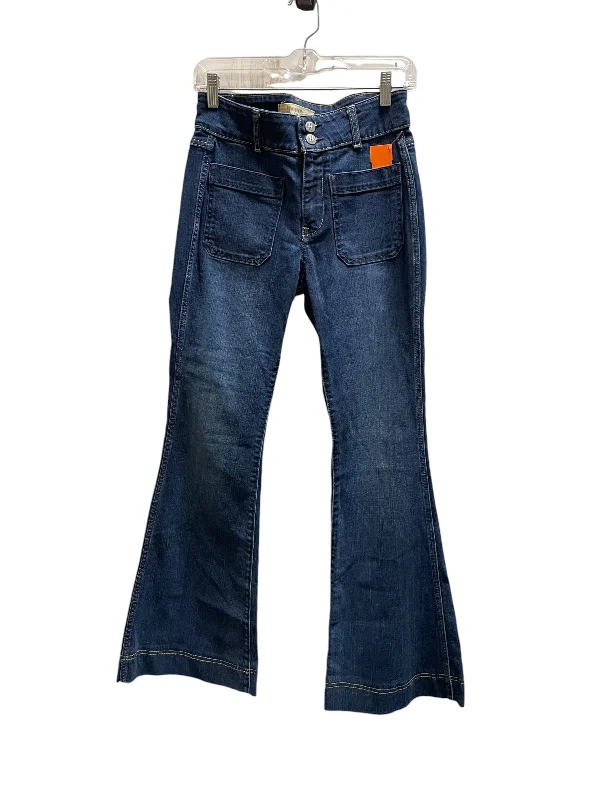 Nightclub Style Jeans Boot Cut By Holding Horses In Blue Denim, Size: 4