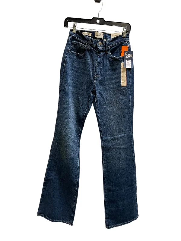 Casual Street Jeans Boot Cut By Universal Thread In Blue Denim, Size: 4