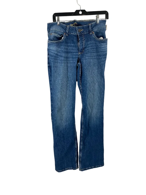 Comfortable Jeans Jeans Boot Cut By Wrangler In Blue Denim, Size: 10