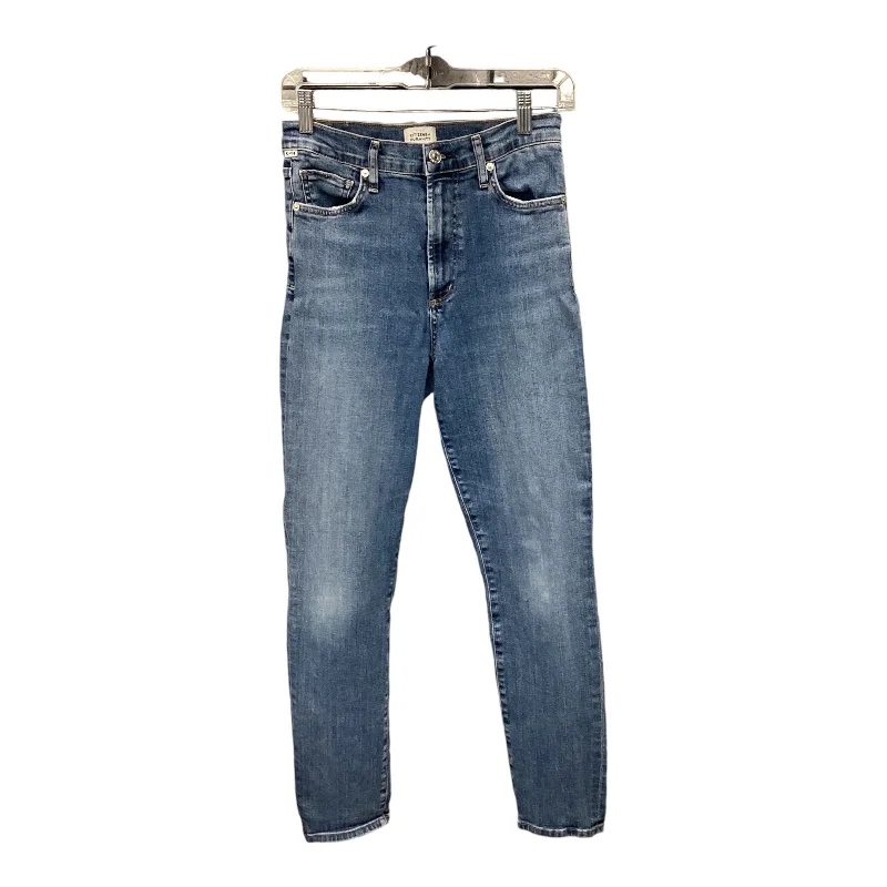 Ethnic Style Jeans Designer By Citizens Of Humanity In Blue Denim, Size: 4