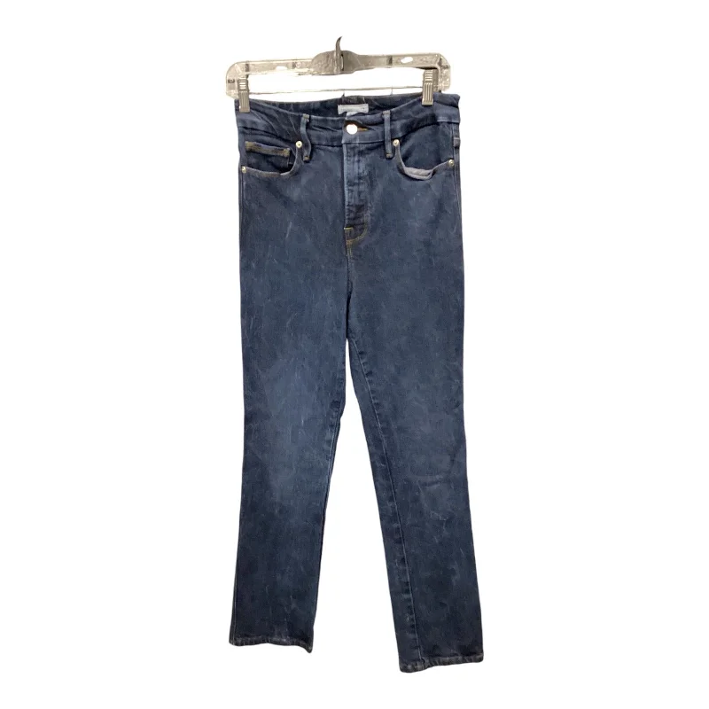 Comfortable Design Jeans Designer By Good American In Blue Denim, Size: 4