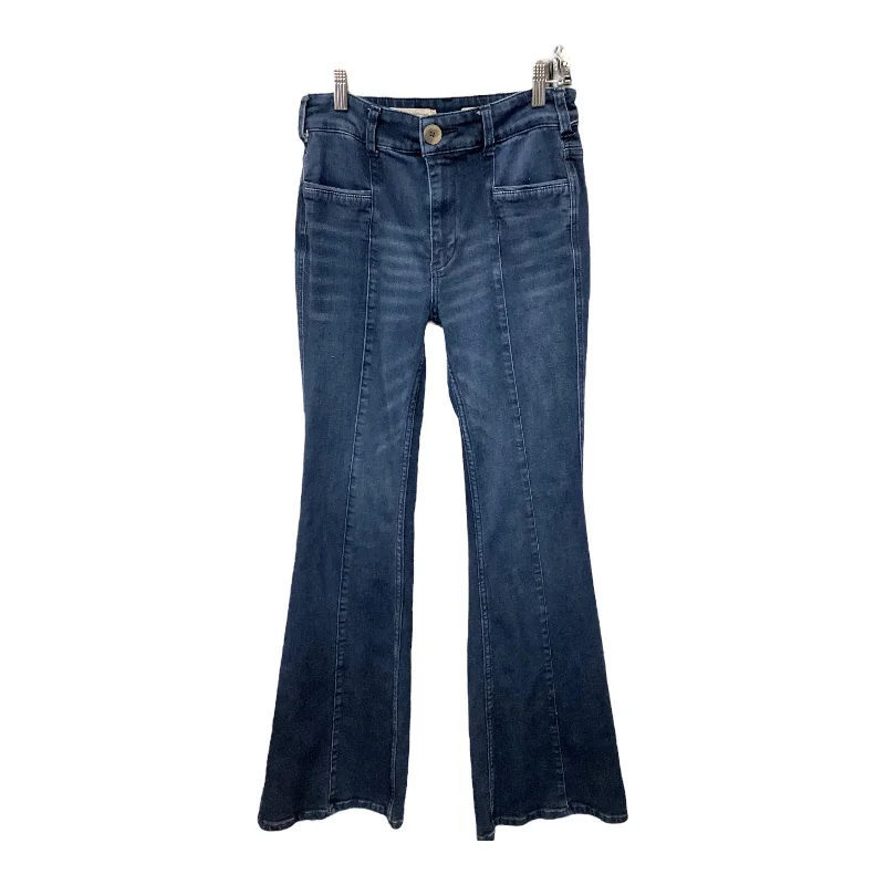 Warm Chic Outfits Jeans Flared By Pilcro In Blue Denim, Size: 4