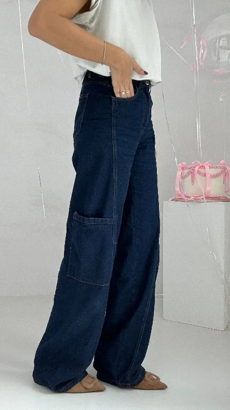 Versatile Comfort Wear Jeans ‘TASCONI 3&33’ Denim Scuro