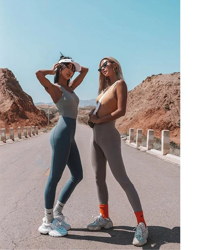 British Style One Piece Sport Jumpsuits