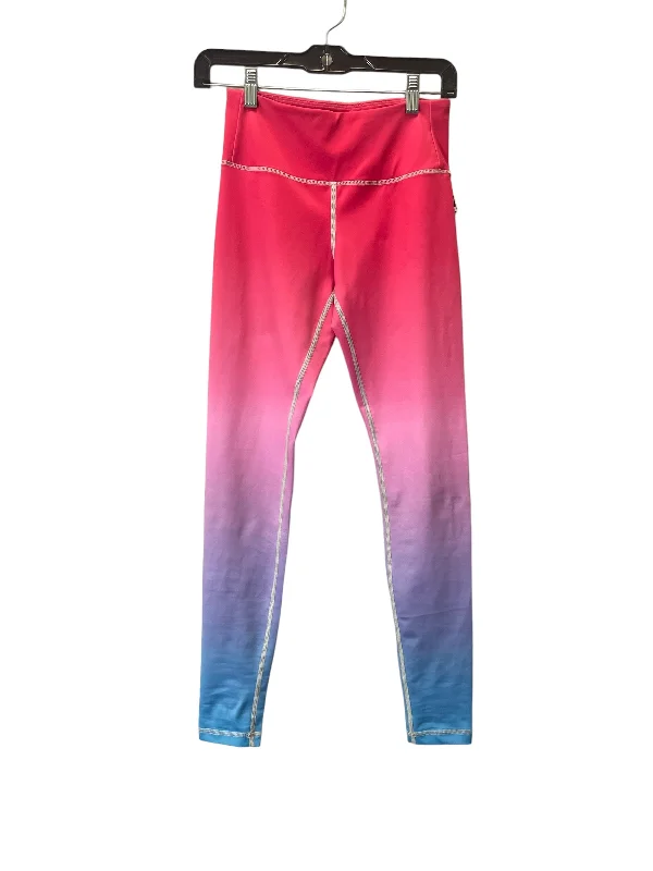 Soft Relaxation Wear Ombre Print Athletic Leggings Cmc, Size S