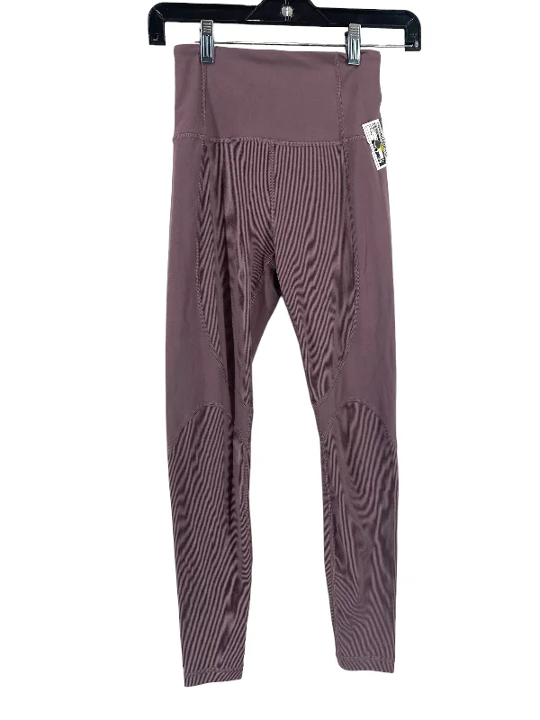 Casual Wear Purple Athletic Leggings Athleta, Size Xxs