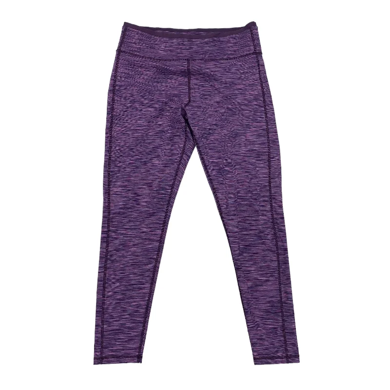 Cozy Footwear PURPLE TEK GEAR ATHLETIC LEGGINGS, Size XL