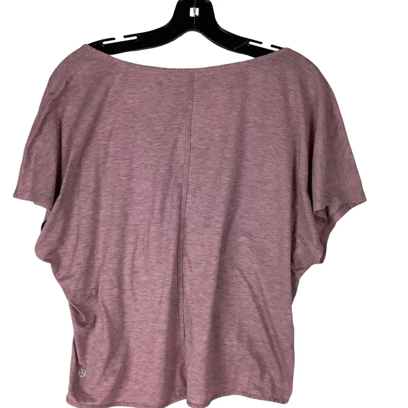 Free And Casual Athletic Top Short Sleeve By Lululemon In Purple