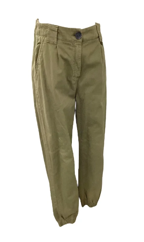 Design Must-have Bershka Women's Pants Olive 4