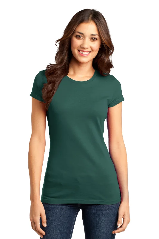 Lively And Youthful District Womens Very Important Short Sleeve Crewneck T-Shirt - Evergreen - Closeout Lively And Youthful District Womens Very Important Short Sleeve Crewneck T-Shirt - Evergreen - Closeout