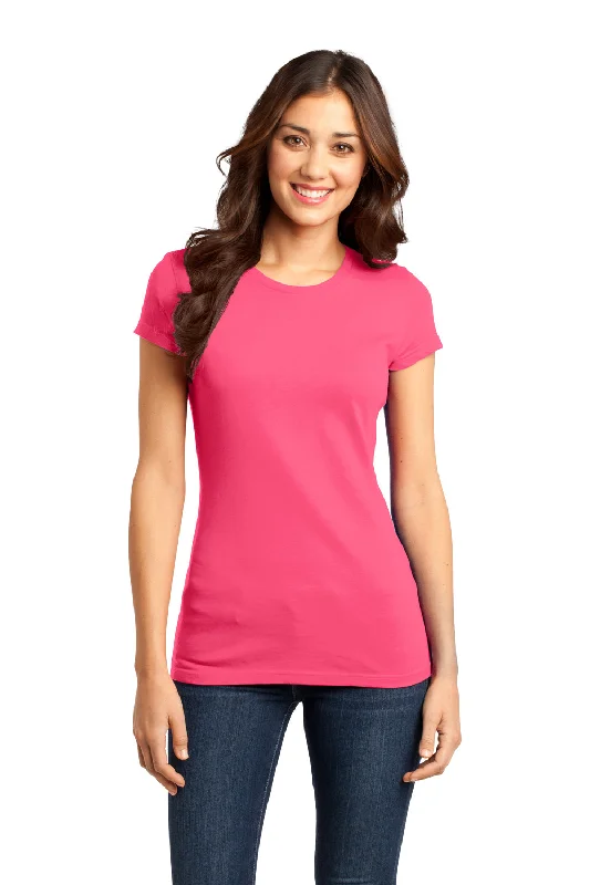 British Fashion District Womens Very Important Short Sleeve Crewneck T-Shirt - Neon Pink - Closeout British Fashion District Womens Very Important Short Sleeve Crewneck T-Shirt - Neon Pink - Closeout