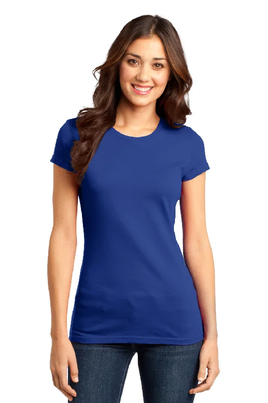 Carefree District Womens Very Important Short Sleeve Crewneck T-Shirt - Deep Royal Blue - Closeout Carefree District Womens Very Important Short Sleeve Crewneck T-Shirt - Deep Royal Blue - Closeout