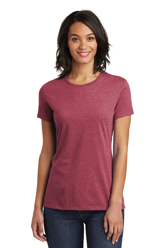 Design And Tailoring District Womens Very Important Short Sleeve Crewneck T-Shirt - Heather Cardinal Red Design And Tailoring District Womens Very Important Short Sleeve Crewneck T-Shirt - Heather Cardinal Red