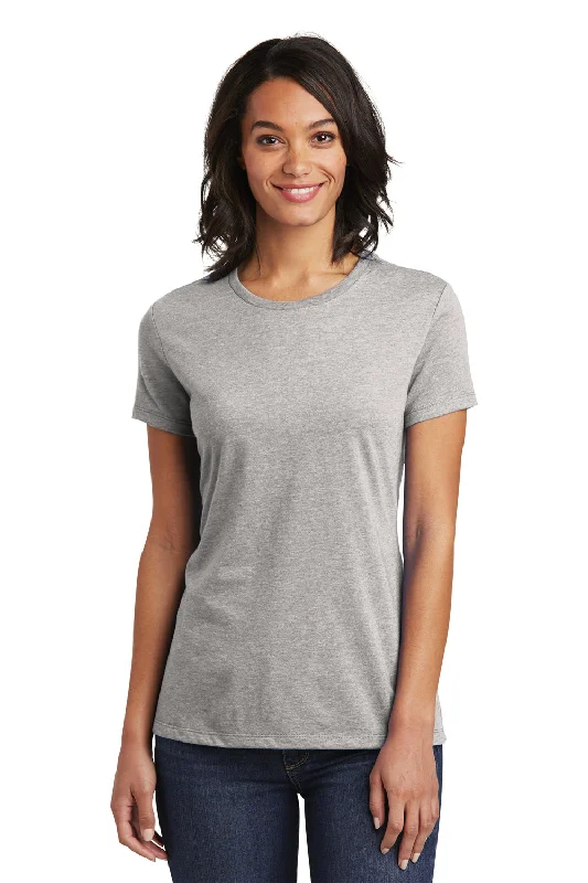 Classic Comfort District Womens Very Important Short Sleeve Crewneck T-Shirt - Heather Light Grey Classic Comfort District Womens Very Important Short Sleeve Crewneck T-Shirt - Heather Light Grey