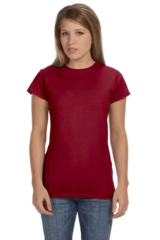 High-quality Design Gildan Womens Softstyle Short Sleeve Crewneck T-Shirt - Antique Cherry Red - Closeout