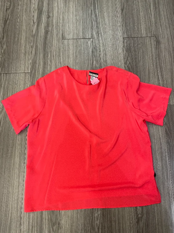 Classic Style Top Short Sleeve By Notations In Pink, Size: 2x