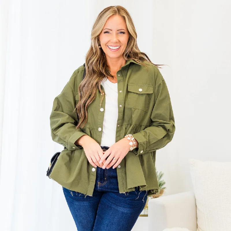 Sports And Leisure Cozier Now Jacket, Olive