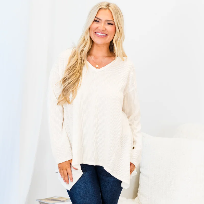 Casual Choice Feel The Same Way Top, Off White