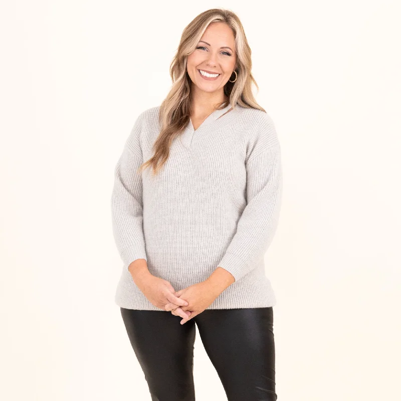 Fashion Must-have Free Yourself Tunic, Gray