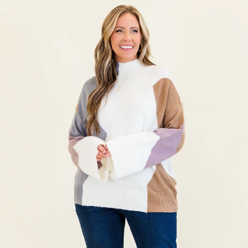 Effortless Wear Headache Love Sweater, White