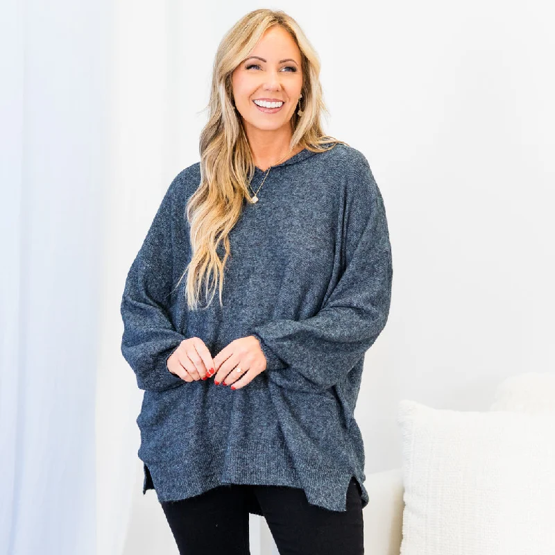 Luxury Customization Just Don't Let Me Go Sweater, Cobalt