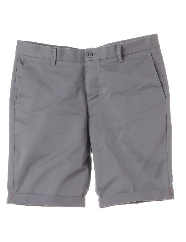Elegant Style Label Tommy Roll Hem Shorts